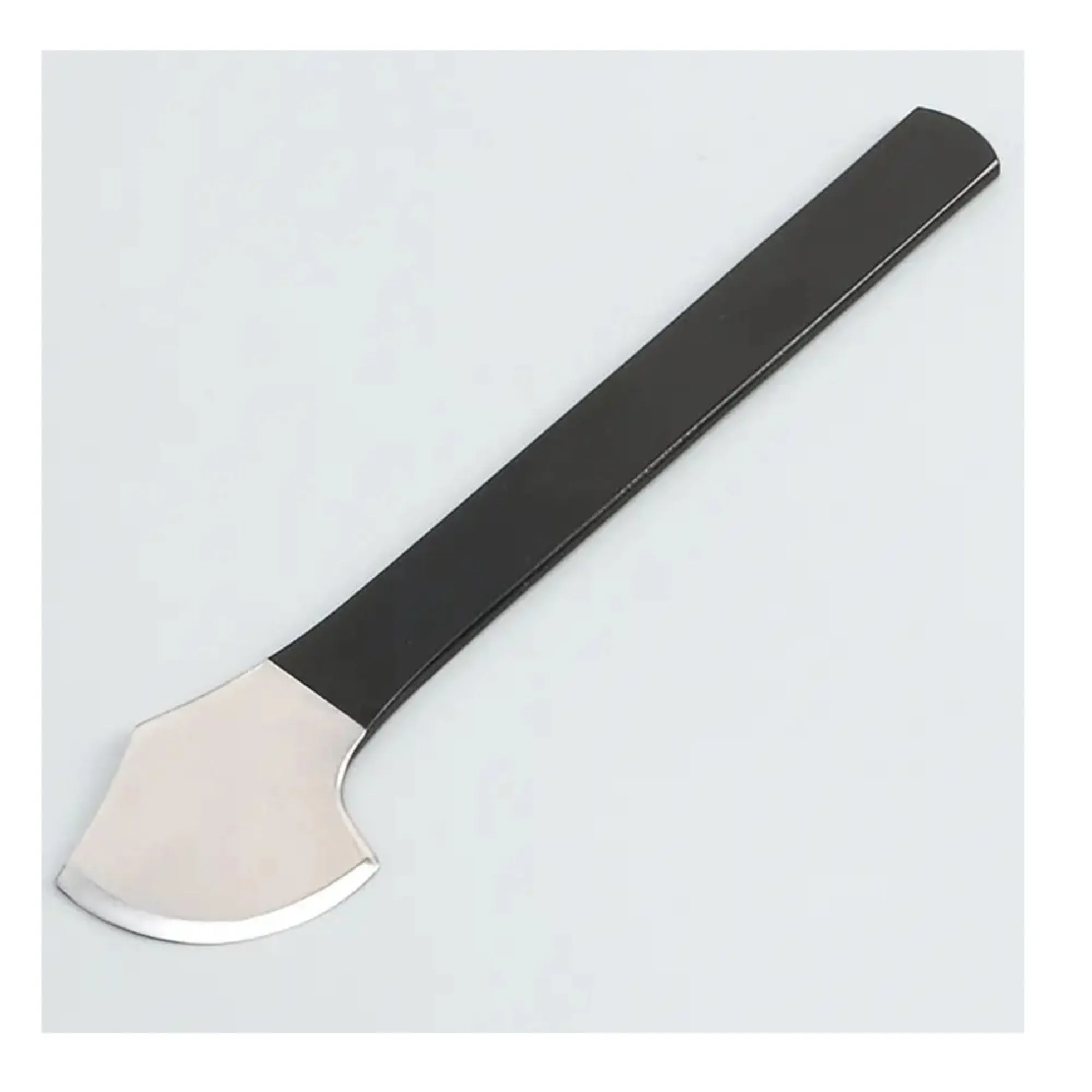 1pc Faux Leather Cutting Knife Tool Faux Leather Craft Peeling Sharp Handle Knife Handmade DIY Tool Oblique Round Faux Leather Cutting Knife