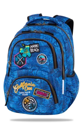 BackPack Badges Girls Blue-B19156