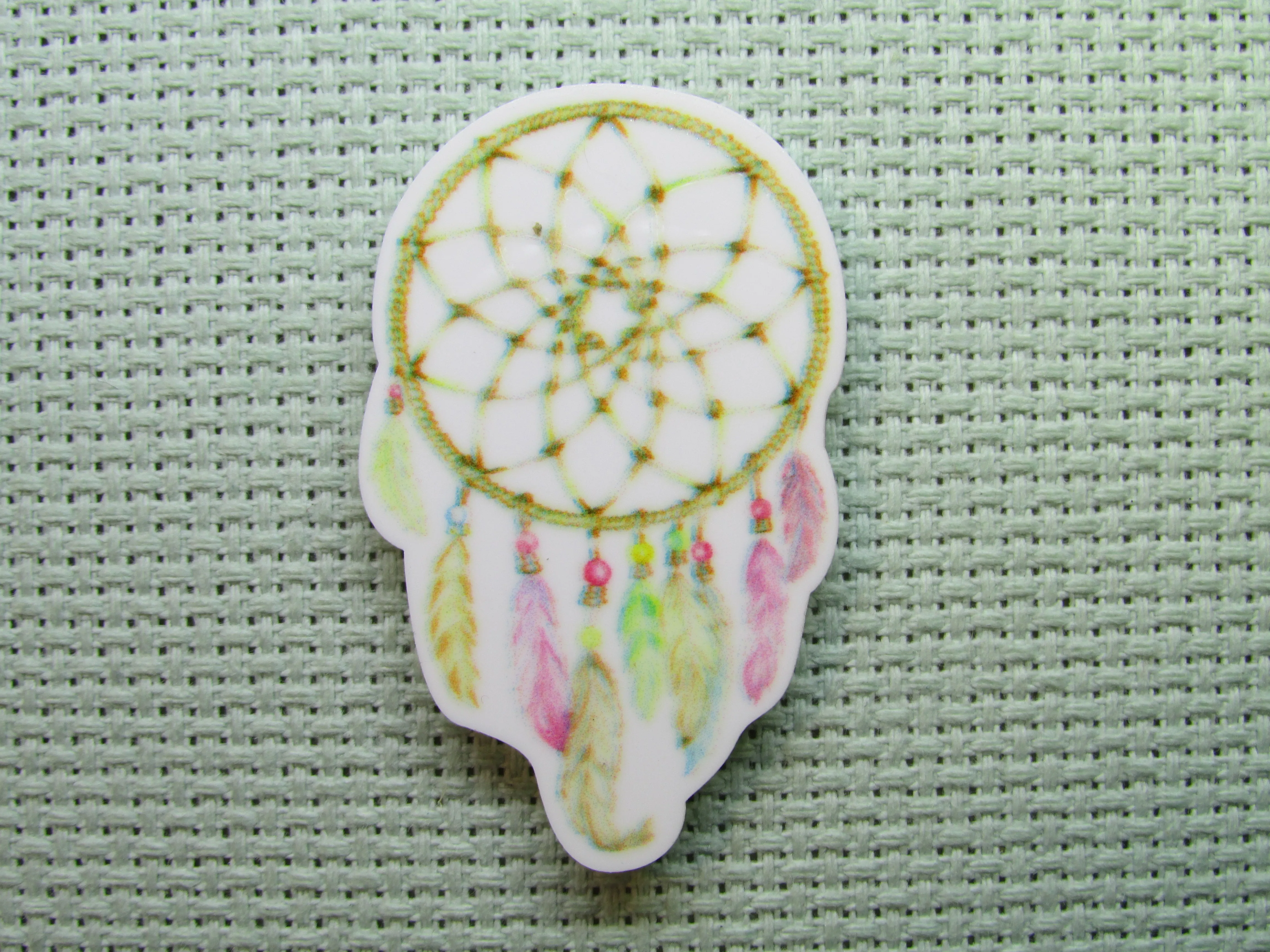 Beautiful Pink Dreamcatcher Needle Minder, Cover Minder, Magnet