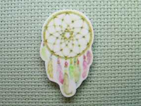 Beautiful Pink Dreamcatcher Needle Minder, Cover Minder, Magnet