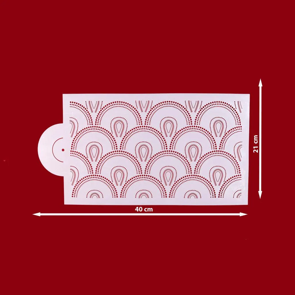 Cake Stencil Design #26