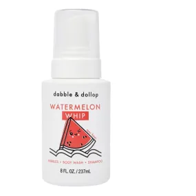Dabble & Dollop All Natural Foaming Shampoo & Body Whip- Watermelon