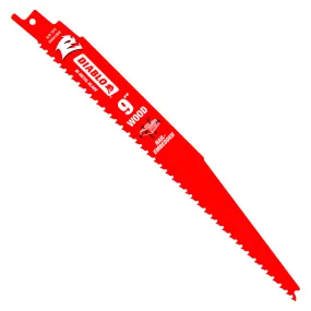 Diablo 9" Bi-Metal Reciprocating Saw Blades for Nail-Embedded Wood - 5/Pack