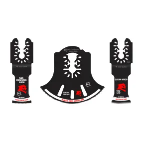 Diablo Universal Fit Bi-Metal Oscillating Blade Set - 3 Pcs