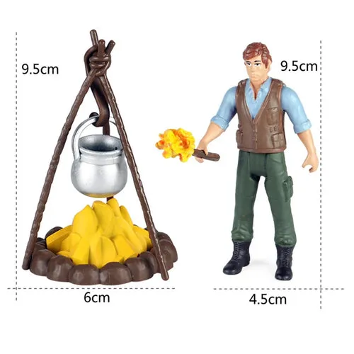 Farm Simulation Playset: Realistic Animal Fence & Tool Figurines