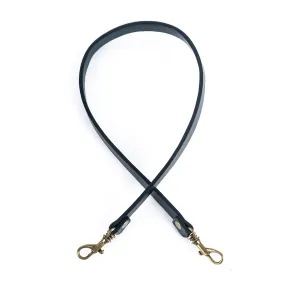 Faux Leather Handle with Hardware