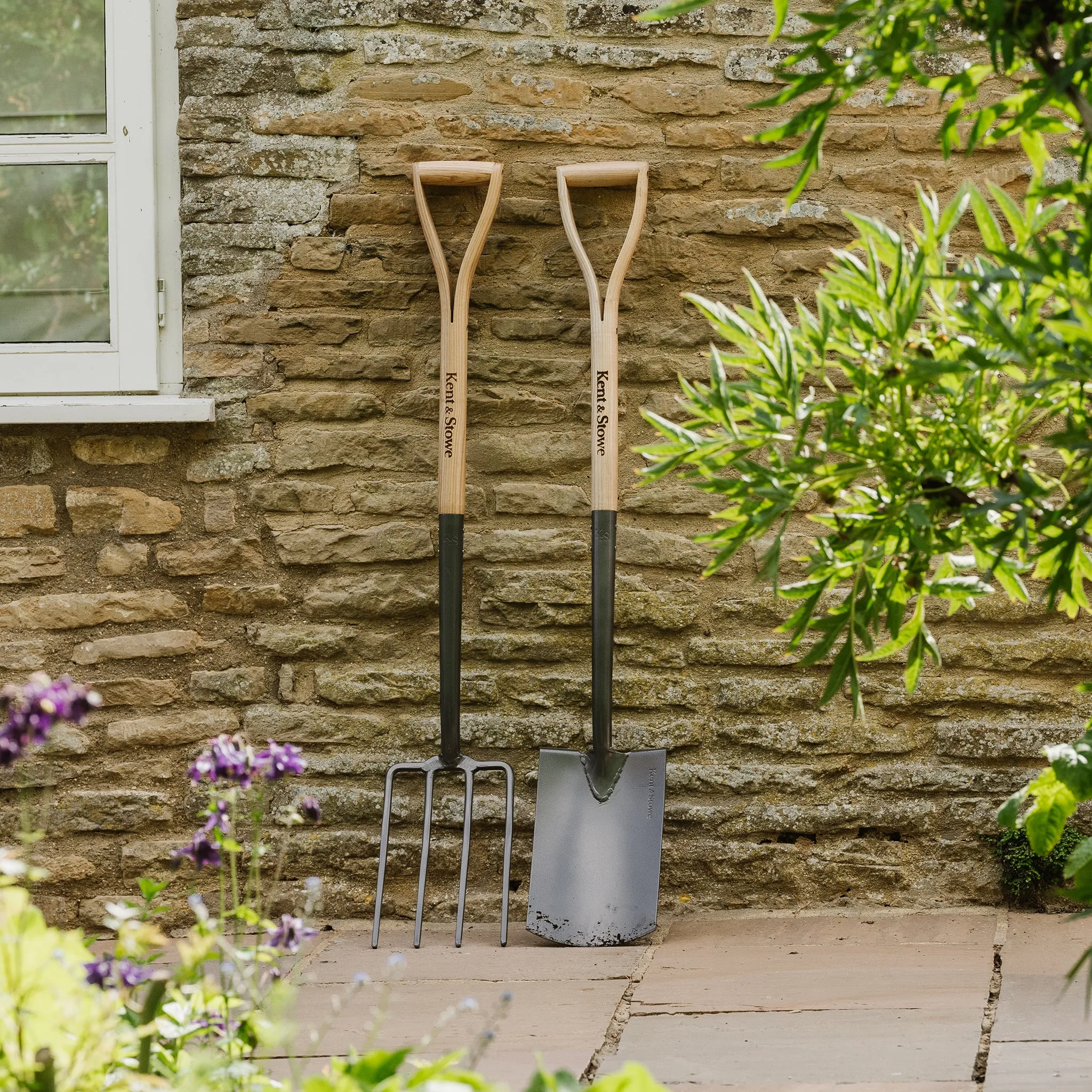 Kent & Stowe Carbon Steel Digging Fork