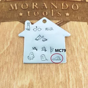 Micro Design Stamp MC79  6x3mm Fatigue laziness- Ultra Details