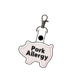 Pork Allergy Bag Tag