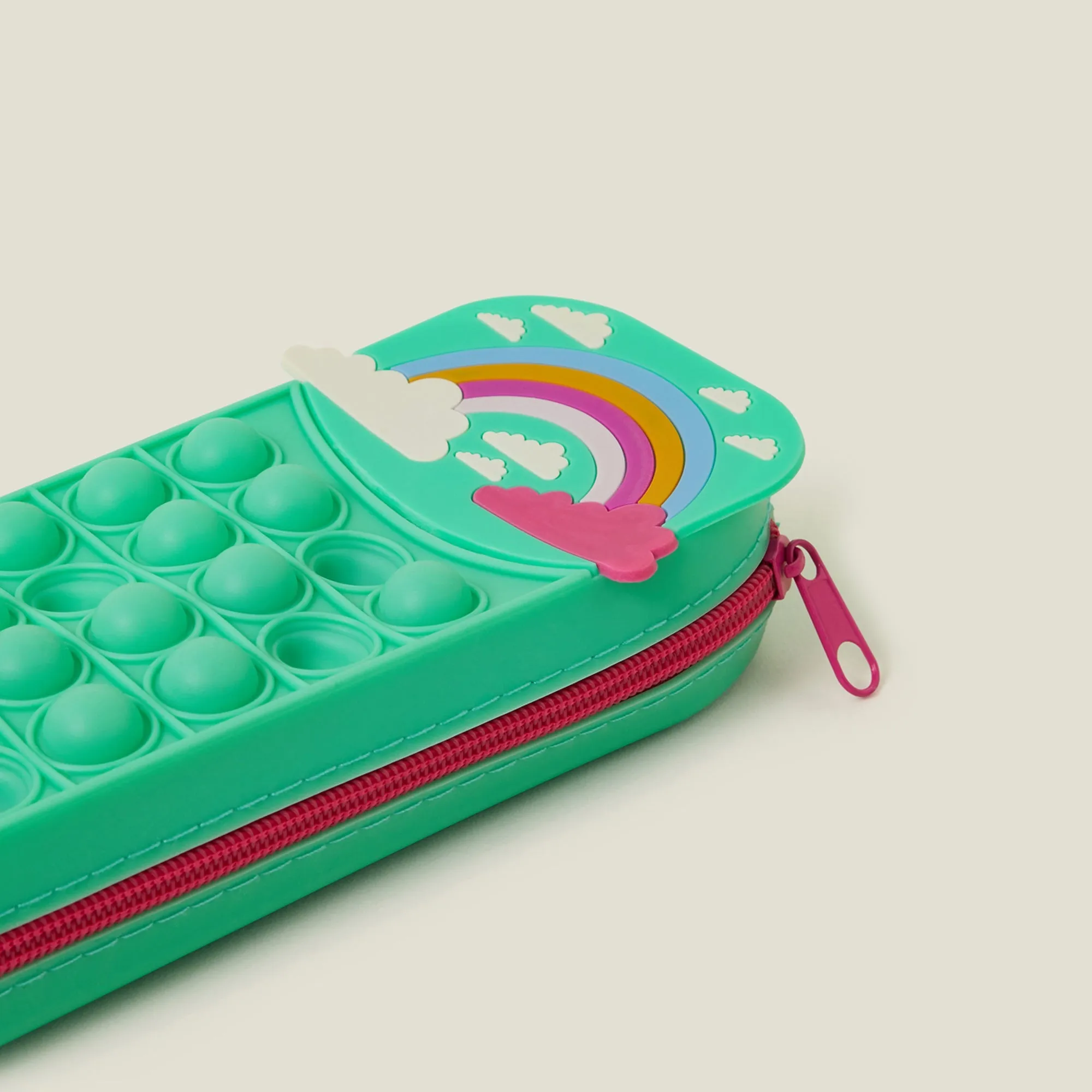 Rainbow Push Popper Pencil Case