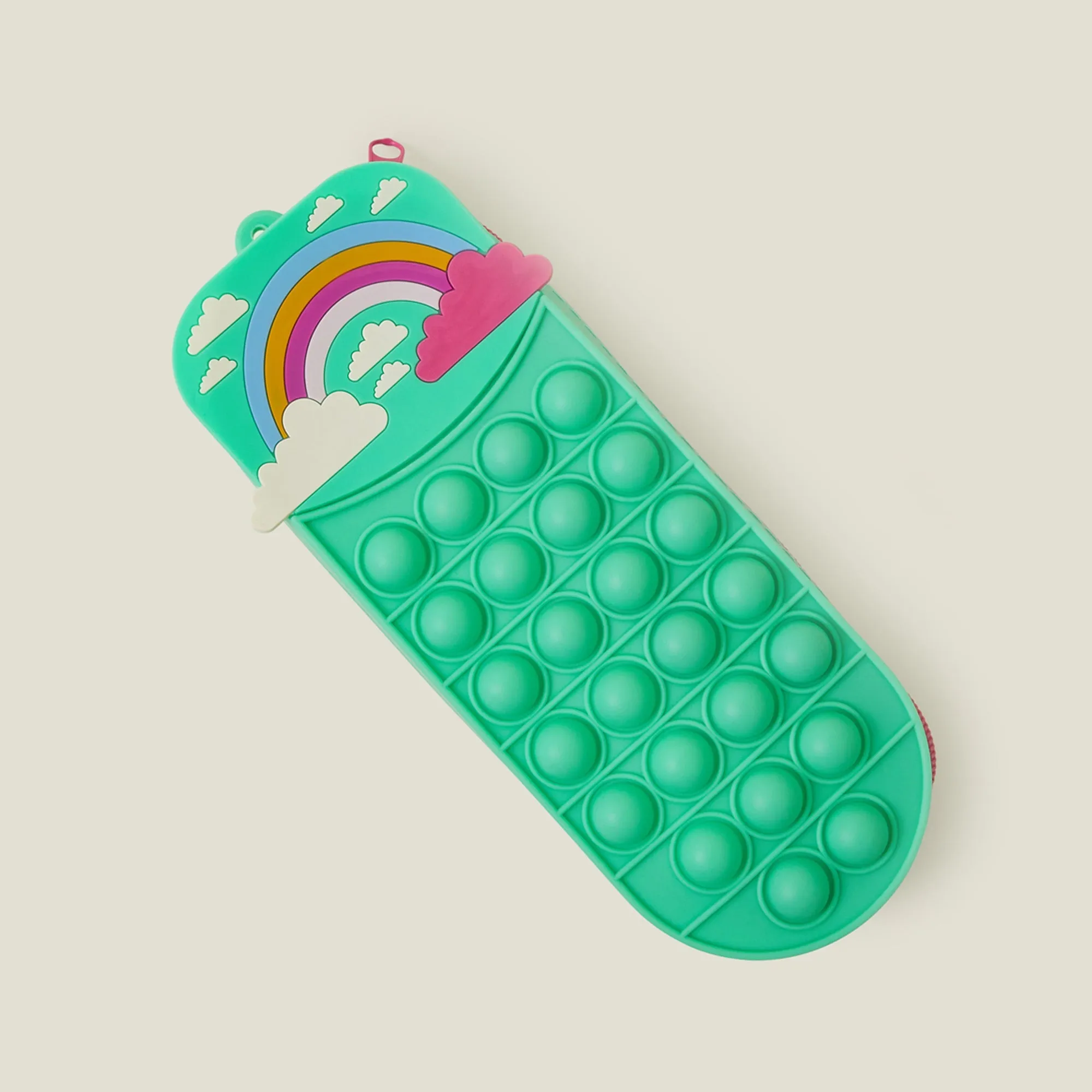 Rainbow Push Popper Pencil Case