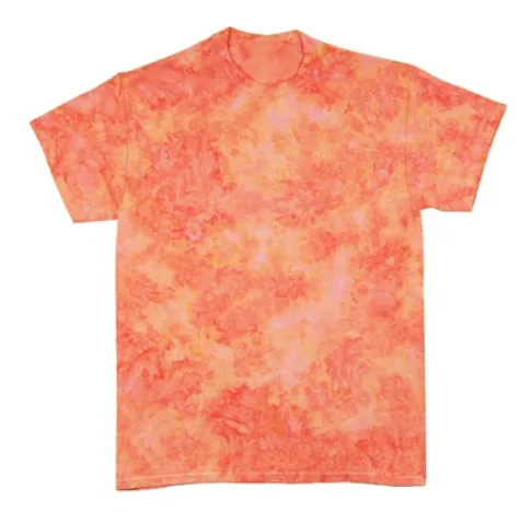 Tie Dye Short Sleeve Tee - Coral Coolness