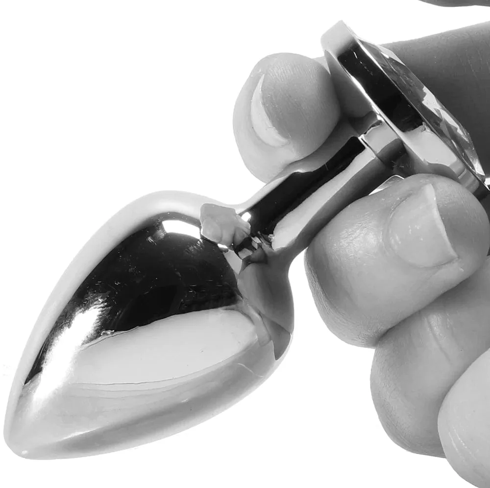 XR Brands Master Series Lucent Steel Anal Plug